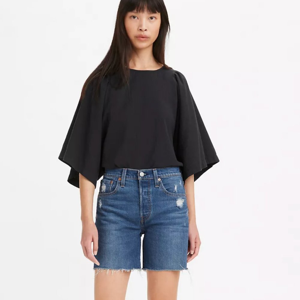 Levi's 501 High Rise Mid-Thigh Shorts